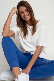 CORNFLOWER BLUE SWEATPANTS - BELINDA