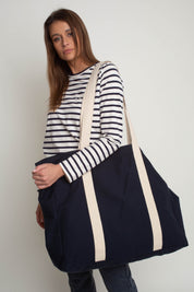 SHOPPER BAG NAVY BLUE - PALAU