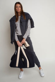 SHOPPER BAG NAVY BLUE - PALAU