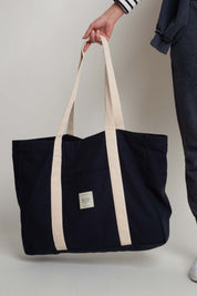 TORBA TYPU SHOPPER  BAG GRANATOWA - PALAU