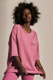 OVERSIZE T-SHIRT PINK - OKINAWA