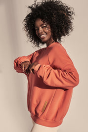 BLUZA OVERSIZE POMARAŃCZOWA - PERIM