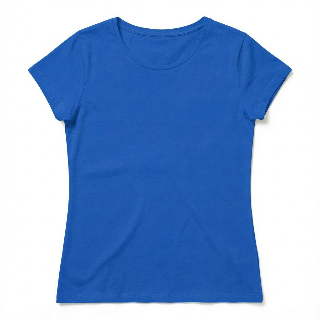WOMEN'S CORNFLOWER BLUE T-SHIRT - PETIT packshot