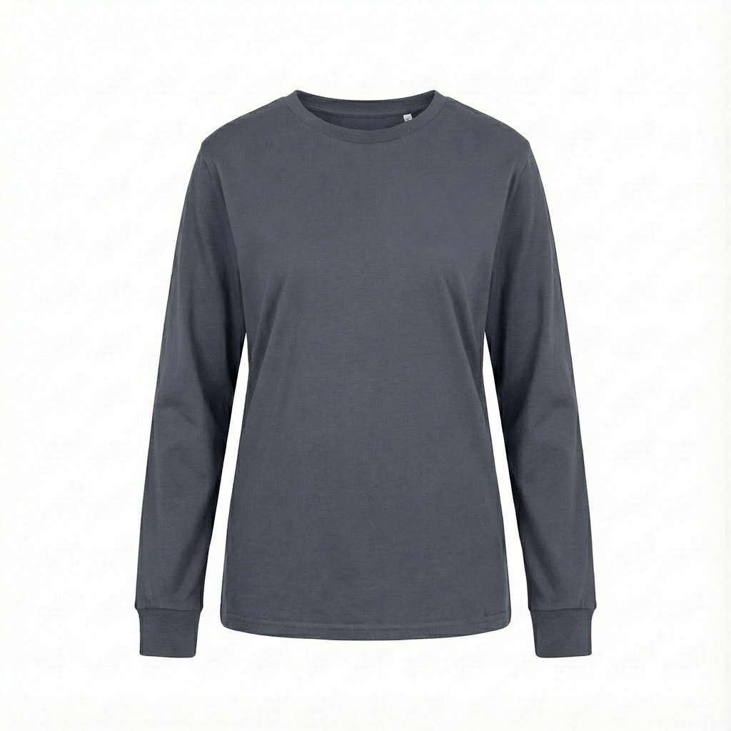 OVERSIZED LONGSLEEVE WITH A DELICATE WASHED GRAY EFFECT - GILI packshot