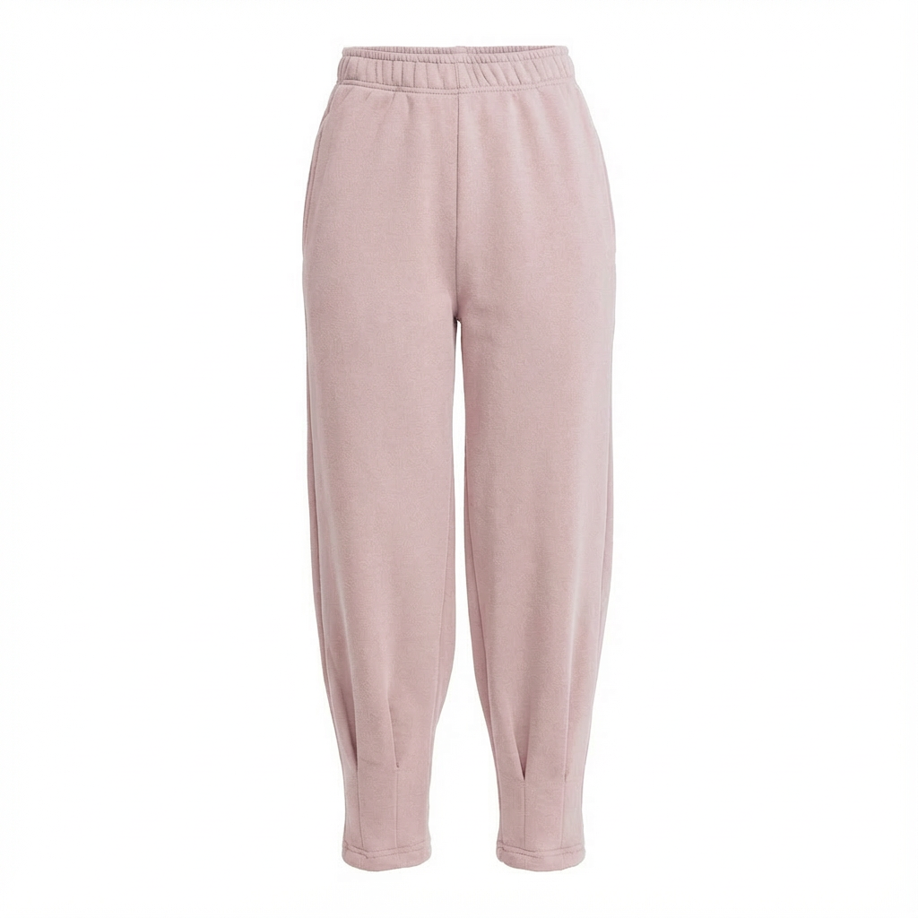 SPODNIE DRESOWE ZE ZWĘŻANYMI NOGAWKAMI JASNORÓŻOWE - ANACAPA packshot