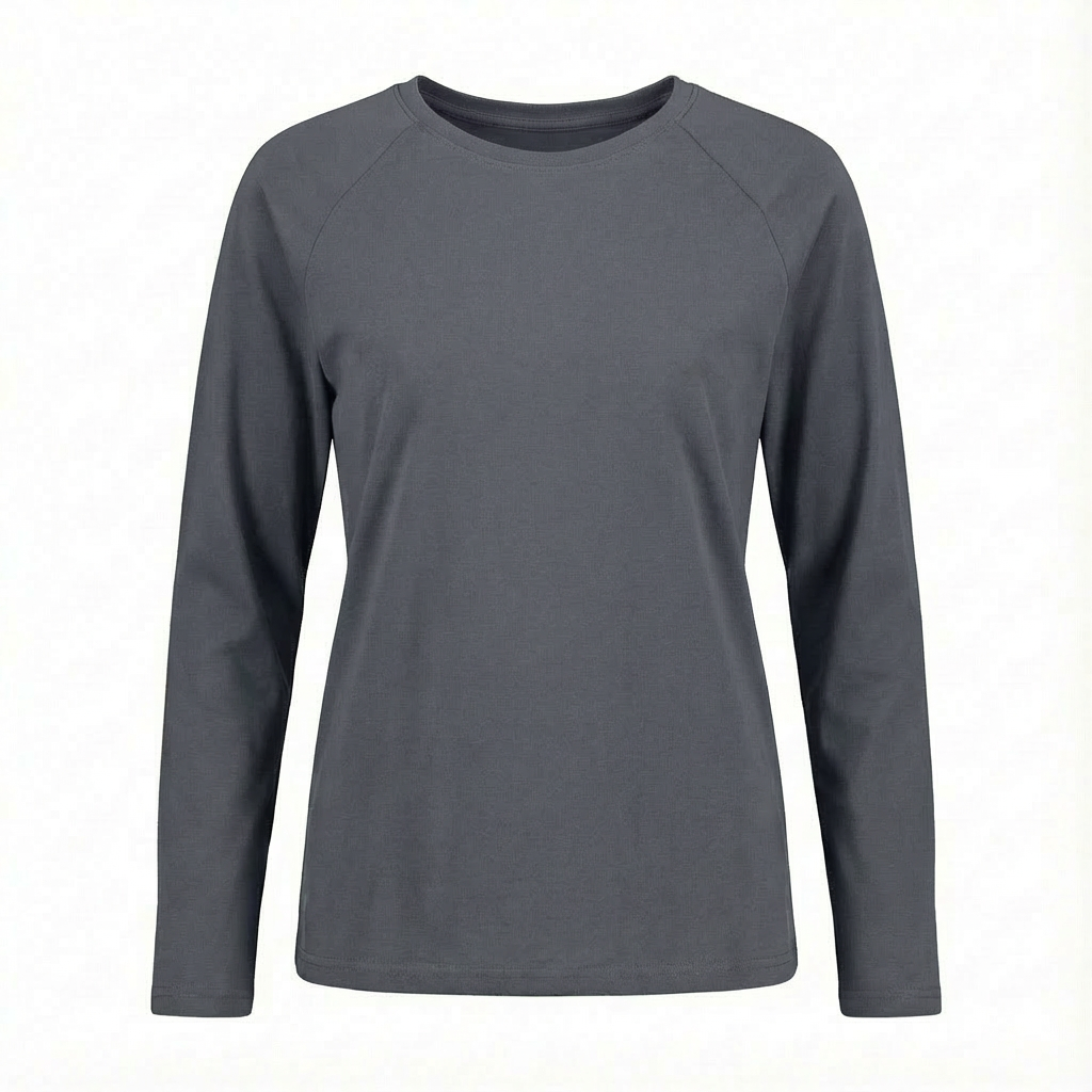 OVERSIZED LONGSLEEVE WITH A DELICATE WASHED GRAY EFFECT - OBILATU packshot