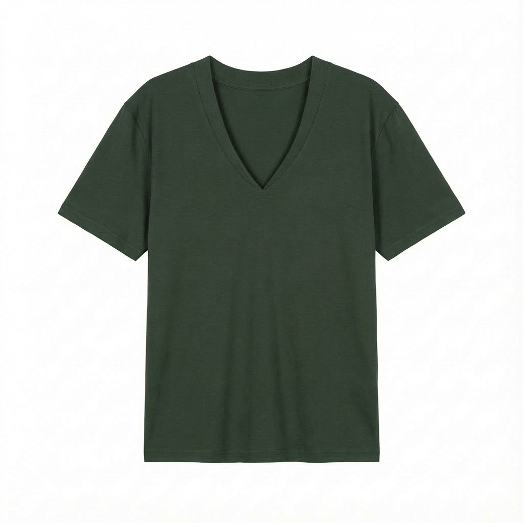 OVERSIZED T-SHIRT WITH A DELICATE WASH EFFECT, GREEN - FLORES packshot
