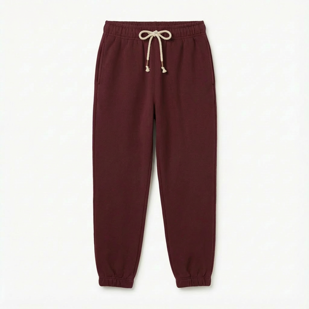 Burgundy baggy sweatpants - KARPATOS packshot