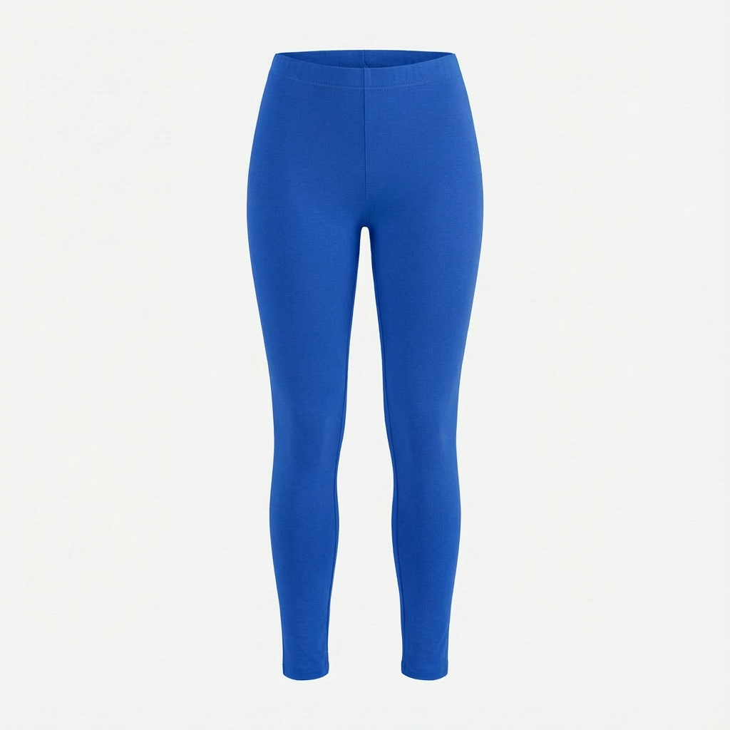 COTTON LEGGINGS CORNFLOWER BLUE - LUIZIANA packshot
