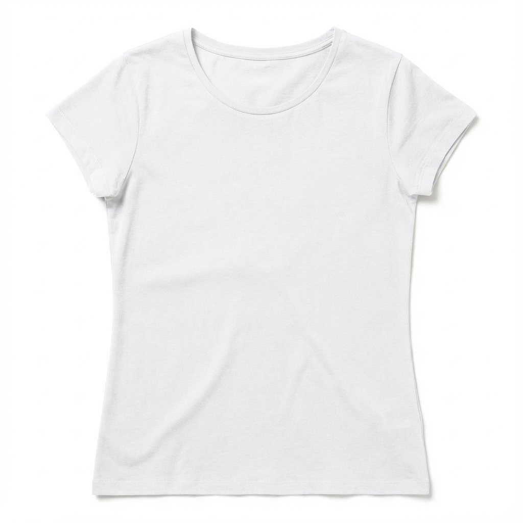 T-SHIRT DAMSKI BIAŁY - PETIT packshot