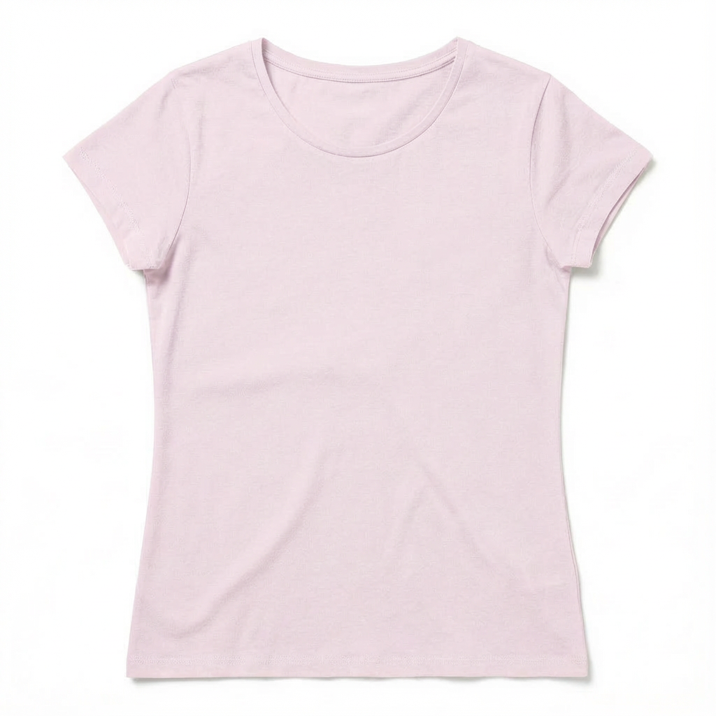 WOMEN'S LIGHT PINK T-SHIRT - PETIT packshot