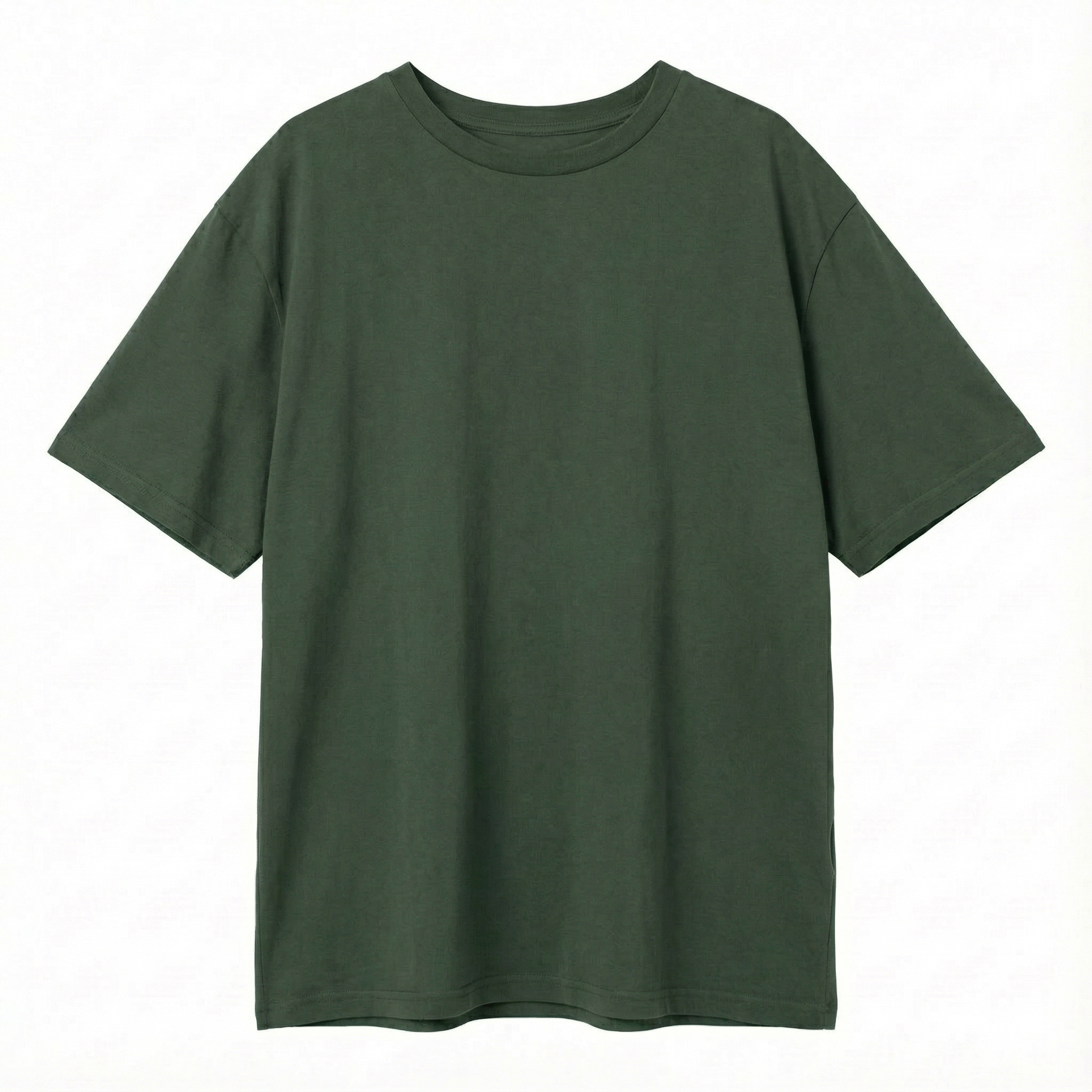 OVERSIZED T-SHIRT WITH A DELICATE WASH EFFECT GREEN - OYSTER packshot